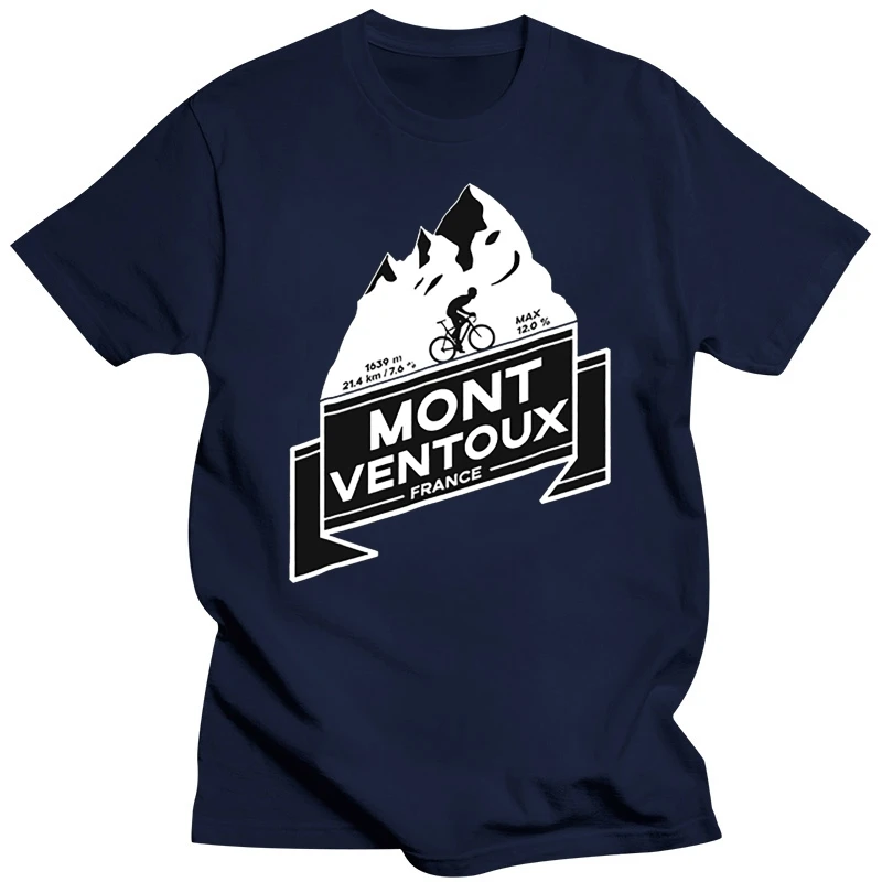 brand tee-shirt tops Mont Ventoux France Black Sweatshirts S-3XL New MAN T-SHIRT  unisex summer cotton t shirts