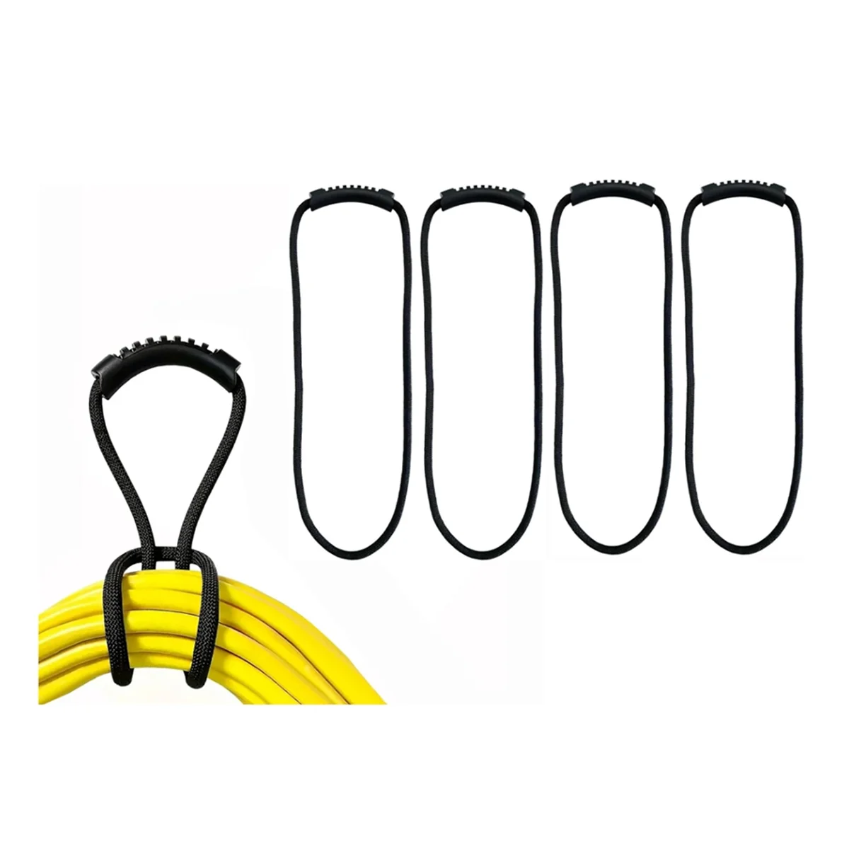5pcs Storage Strap Heavy-Duty Hook and Loop Cord Carrying Strap,and Organizer with Handle for Pool Garden Hoses Cables
