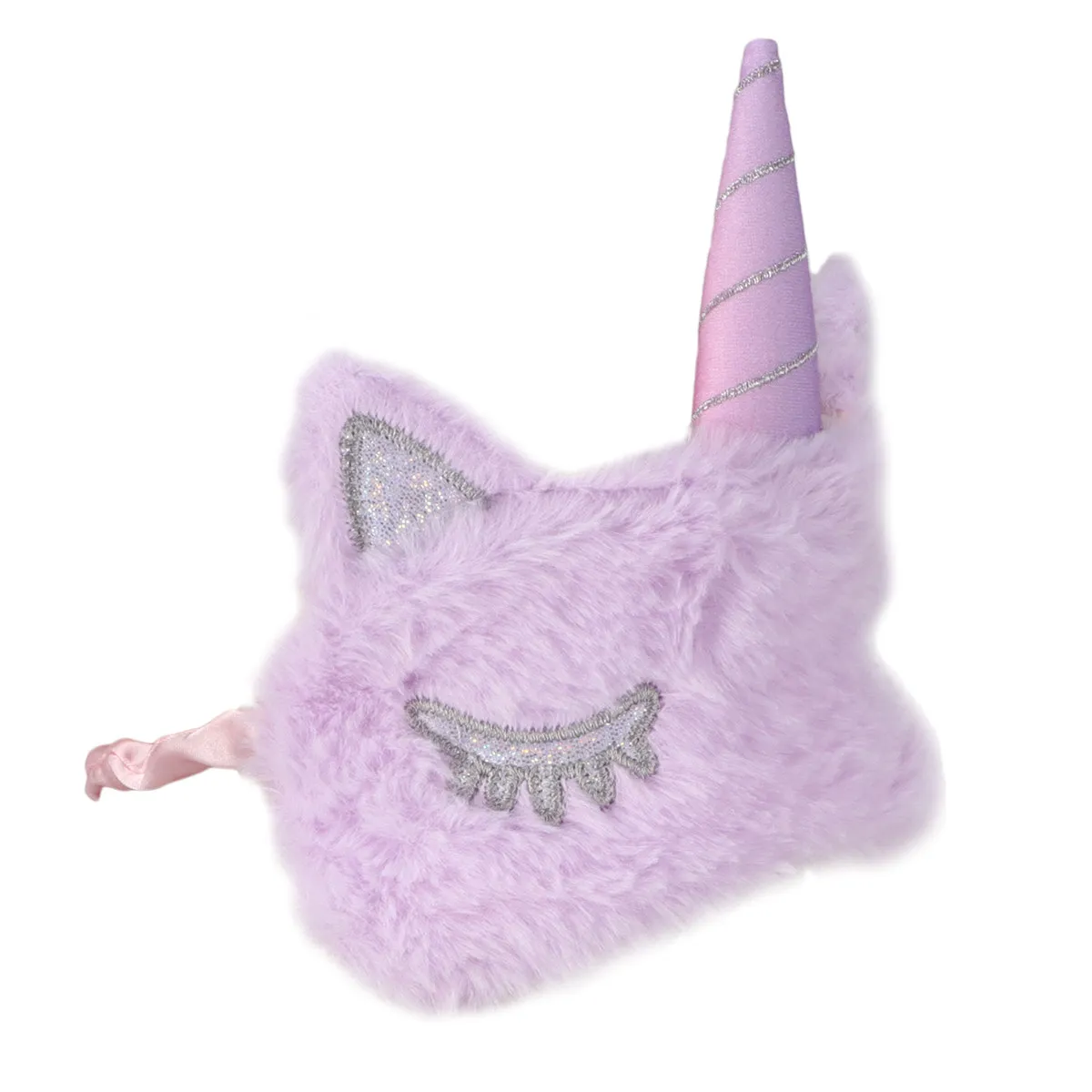 Lightproof Unicorn Design Eye Cover Purple Comfortable Blindfold Sleeping Mask for Women Blackout Eye Mask