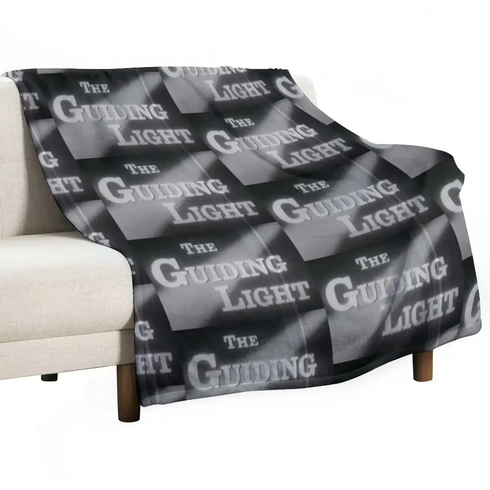 The Guiding Light's opening credits, early 60s Throw Blanket Camping Plaid Bed linens Blankets