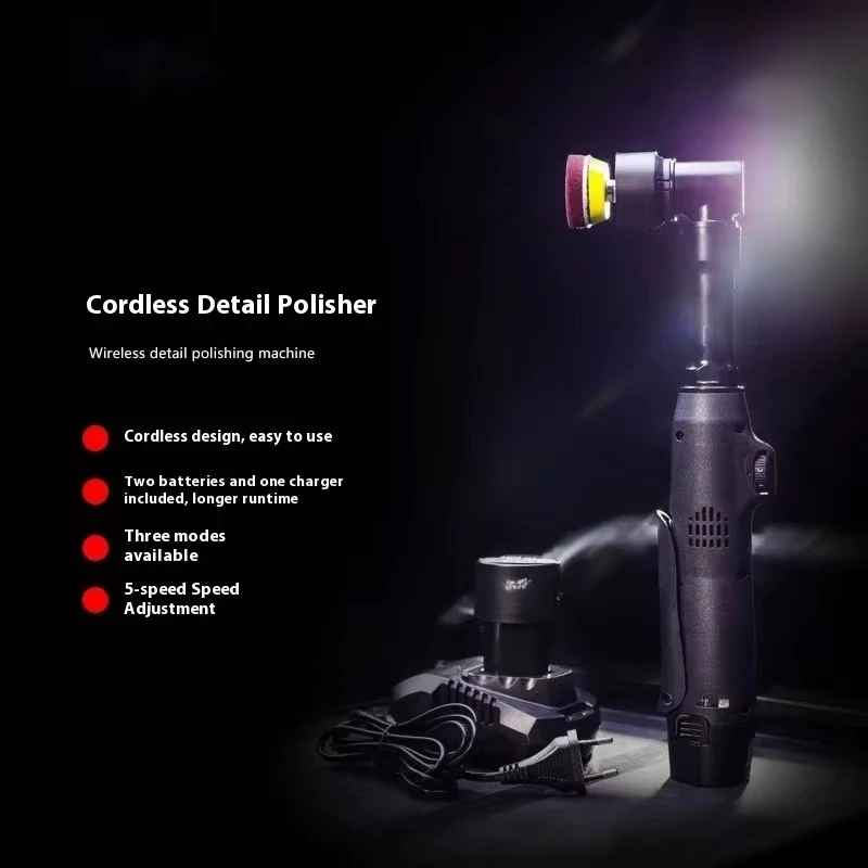 Efficient Lithium Battery Powered Car Polishers Kit Fine Polishing and Waxing Machine for Car Beauty Care
