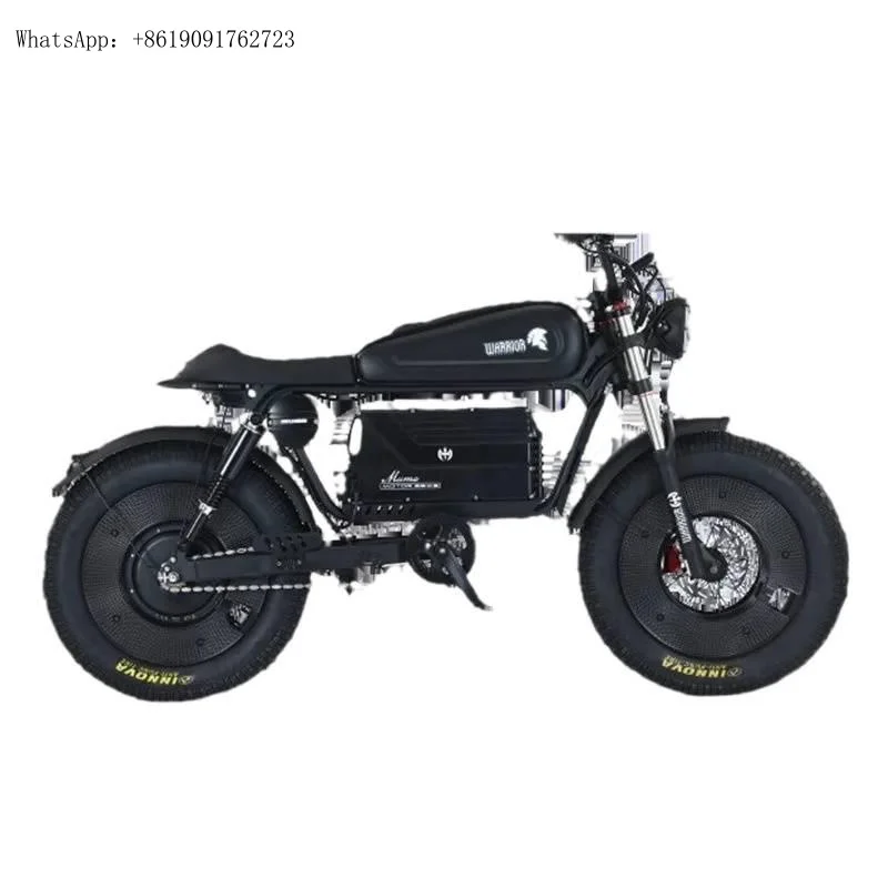 HIMOTO دراجة نارية كهربائية 3000 واط تصدير على الطرق الوعرة النقل سيارة الرجعية بطارية ليثيوم عجلتين الطاقة #4