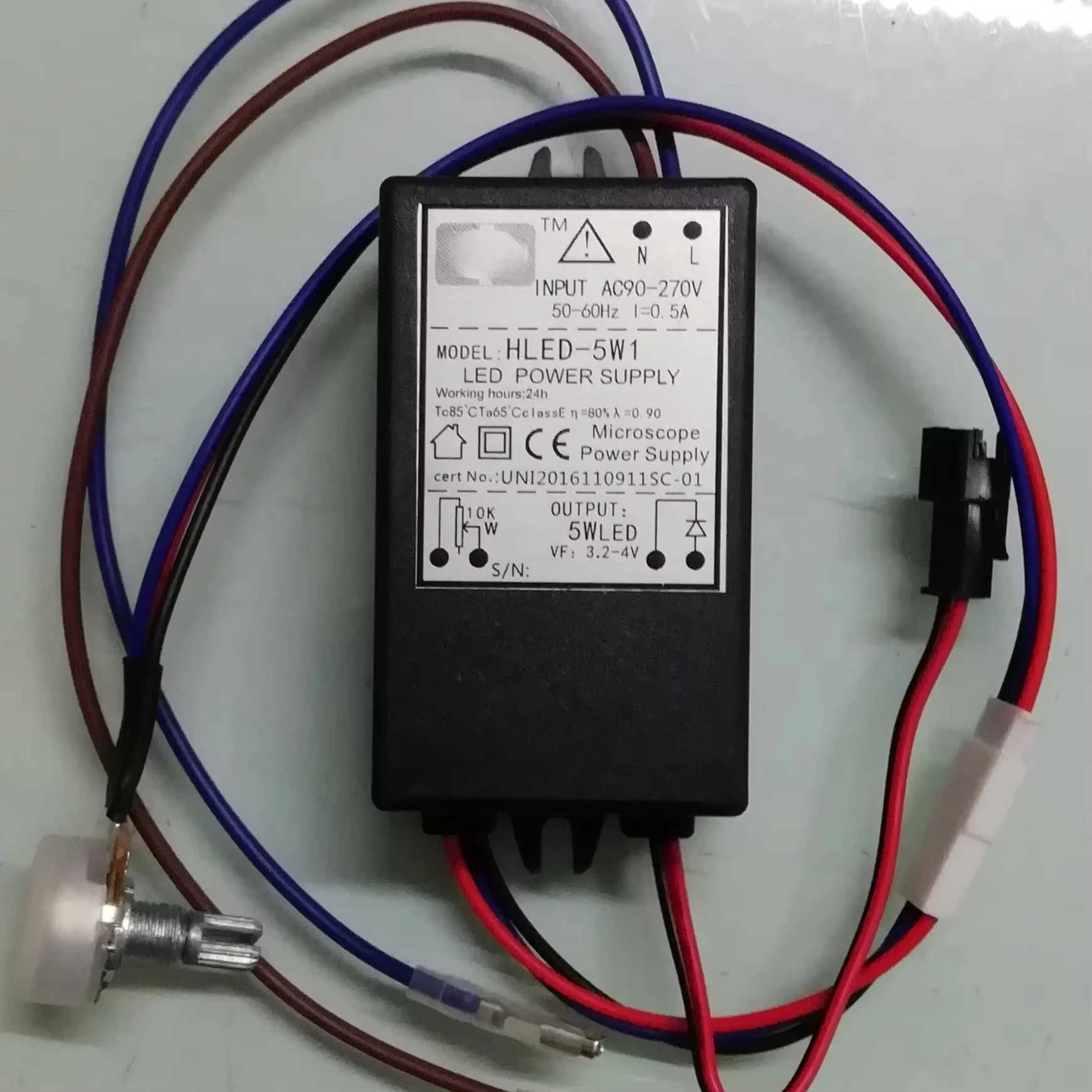 3WLED Lamp Bead HLED-5W 1.3A HLDE-3WC 3W 1WLED Dimming Power Supply Microscope Power Module with