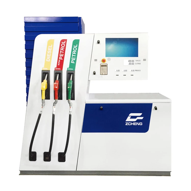 380v Motor Tatsuno Fuel Dispensers Six Nozzles 3 Products Oil Pumping Machine