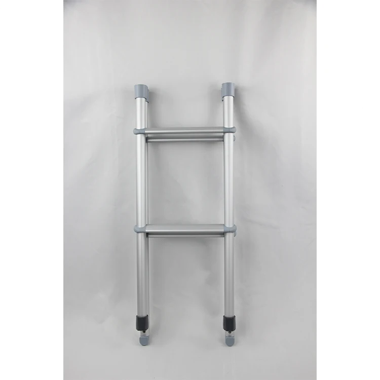 キャラバン改造折りたたみ式はしご 簡単分解設置 滑り止めステップ ルーフラック補助はしご アルミ合金製