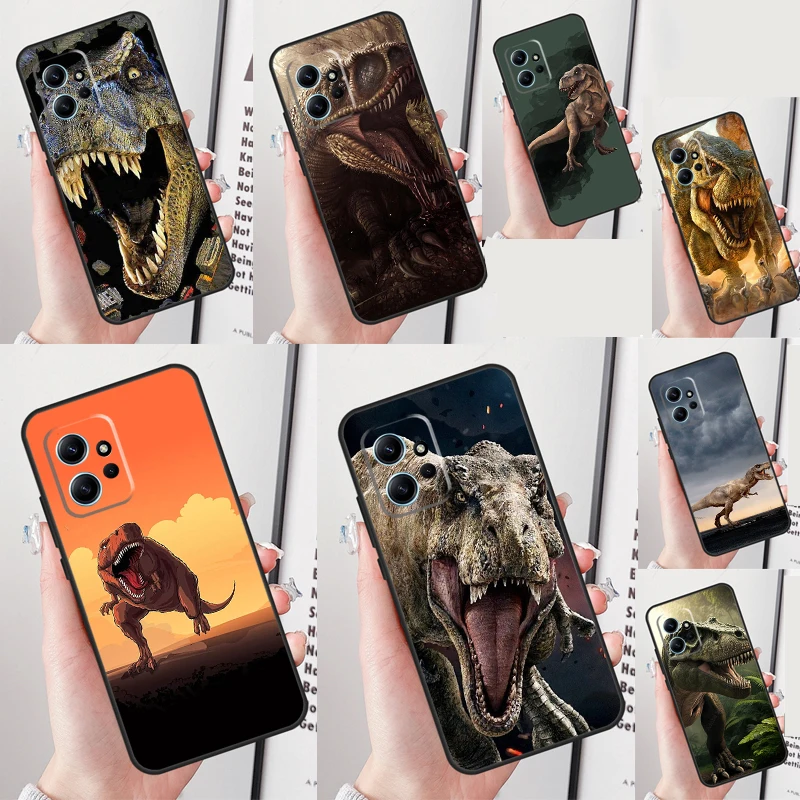 Tyrannosaurus T Rex Dinosaur Case For Xiaomi Redmi Note 12 8 9 10 11 Pro Note 12S 11S 10S 9S 8T Redmi 12 9 10 C Cover