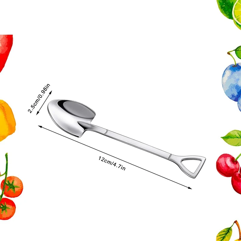 20Piece 4.7 Inches Stainless Steel Mini Coffee Spoons Small Spoons For Dessert,Tea