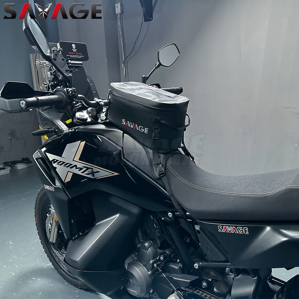 For CFMOTO 450MT 2025 Motorcycle Tank Bag Luggage 700MT MT450 IBEX 450 2024 Navigation Tanklock Bag Waterproof Racing Backpack