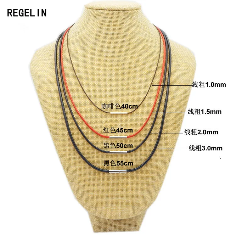 REGELIN Stainless Steel Clasps Gold/Silver/Rose Gold/Gun Black Hooks For Leather Diy Necklaces & Bracelets Jewelry Making 2pcs