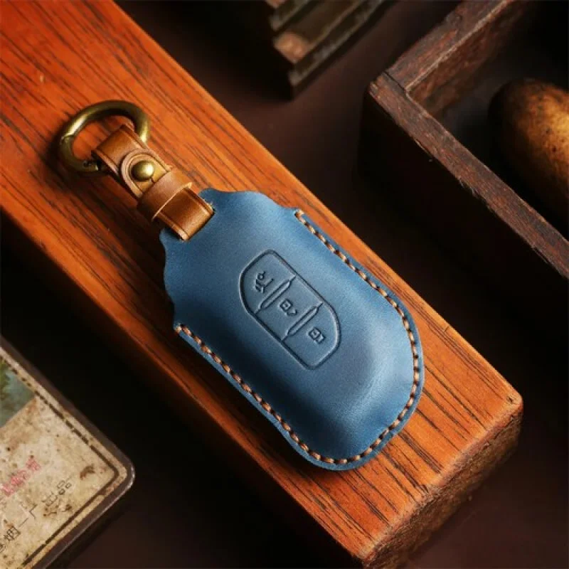 

A+ Leather Car Smart Key Case Cover Bag for Dongfeng Fengxing Forthing T5 EVO