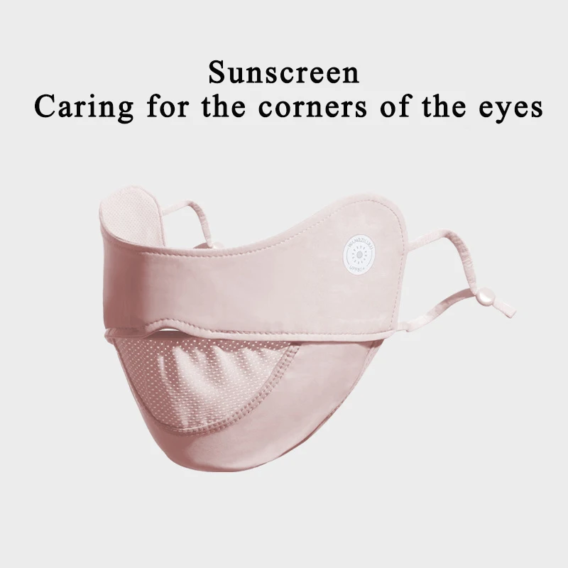 Sunscreen Mask Mask Full Face Eye Protection Breathable Female Anti-Ultraviolet Summer Thin Section Sunshade