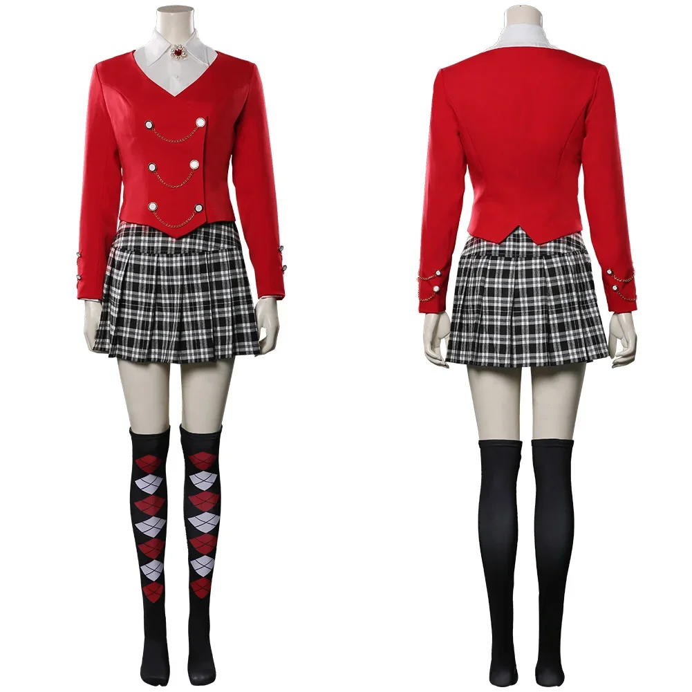 Heathers The Musical Heather Chandler Cosplay Costume Uniform Skirt Outfits Halloween Carnival Costumes