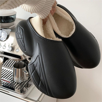 Youpin Outdoors Winter Cotton Shoes Thick Soled Indoor Fashion Warm Bread Cotton Slippers Non Slip Waterproof Snow Boots Female
