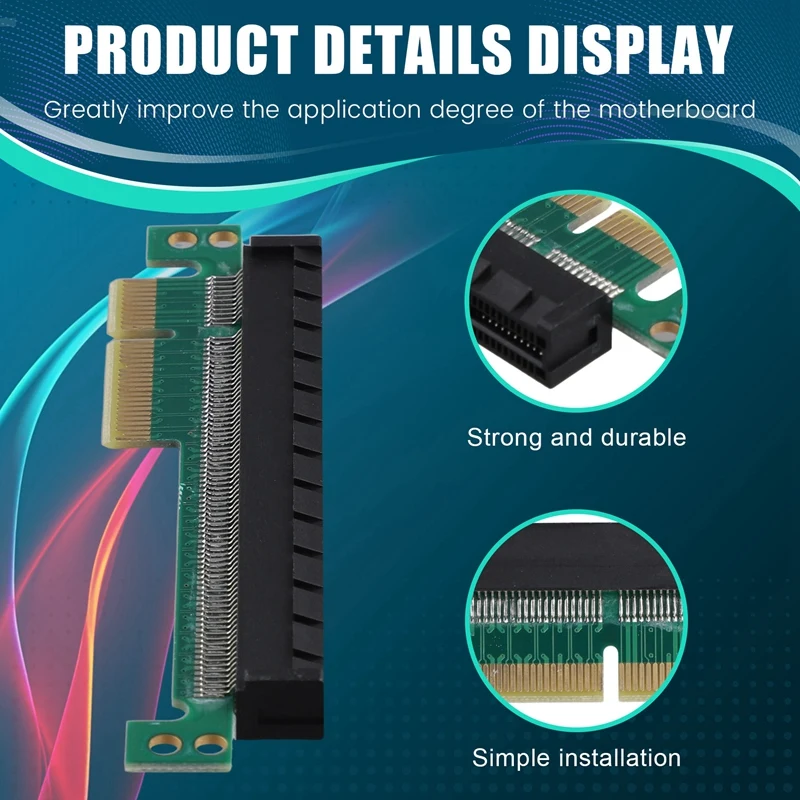 BTC 채굴용 확장 라이저 카드, PCI-E 4X-PCI-E 16X 변환기 어댑터 카드, PCI Express 4X-16X 확장 어댑터