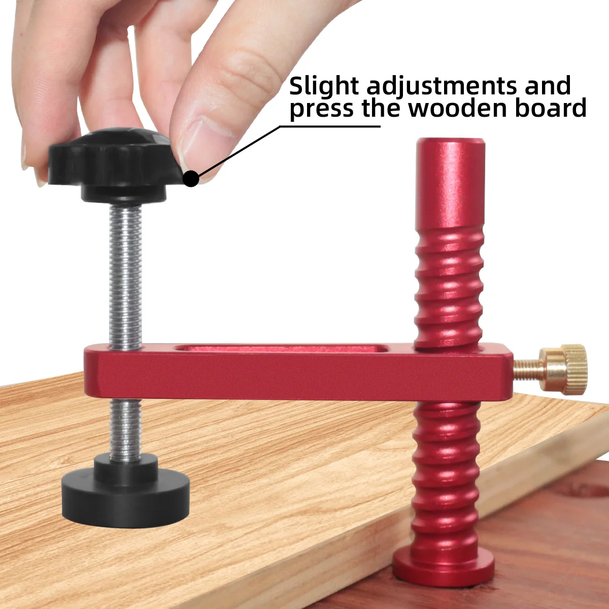 Woodworking Spiral 19/20MM Hold Fast Hold Down Bench Dog Clamp Desktop Quick Acting Hold Down Clamp Adjustable Fast Fixed Clip