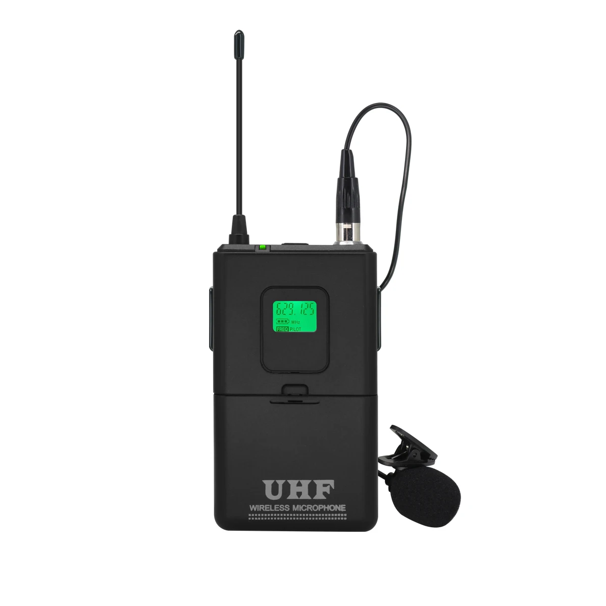Microfono wireless UHF professionale Microfono per cuffie lavalier portatile a 4 canali adatto per karaoke, lezioni scolastiche in chiesa