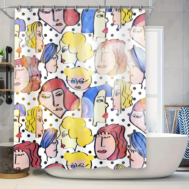 

Stylish Bath Shower Curtain featuring T-Rex Shadow Silhouette Waterproof Home Decor for Bathtub or Stand-Up Shower Stall Size 72