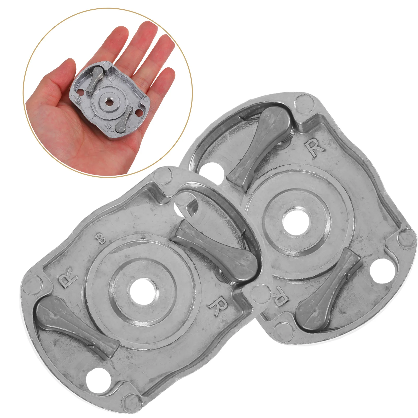

2 pcs Aluminum Recoil Pawl Wheel For 405 Lawn Mower Pull Start Gear Claw Replacement Lightweight Durable Mower Engine Starter