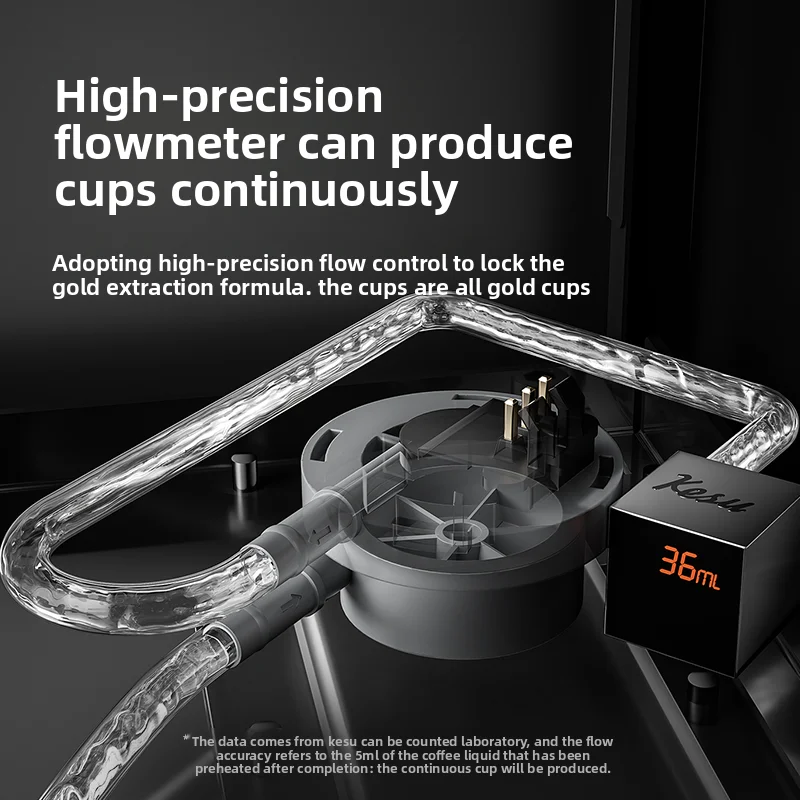 ماكينة القهوة التجارية الإيطالية، غلاية مزدوجة K7Pro قابلة للعد، منزلية صغيرة شبه أوتوماتيكية #4