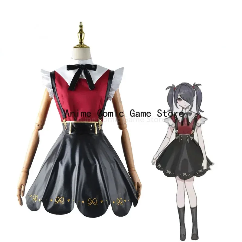 

In Stock S-2XL KAngel Cosplay Costumes Wigs Game NEEDY GIRL OVERDOSE JK Sailor Suit School Uniform Halloween Party Outfits