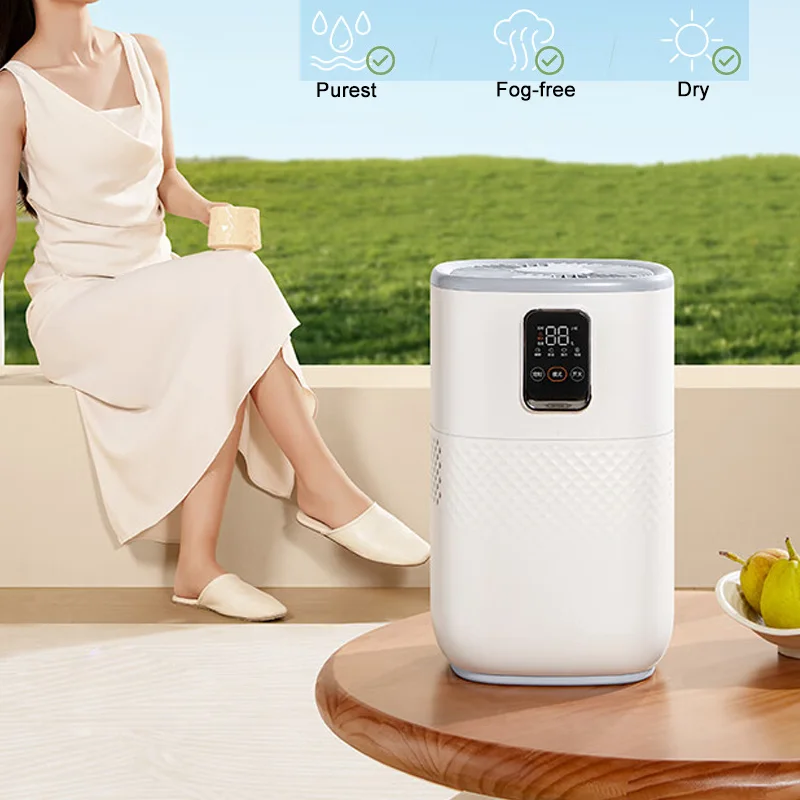 Desktop layar LED Smart Display Humidifier evaporasi 4500ml