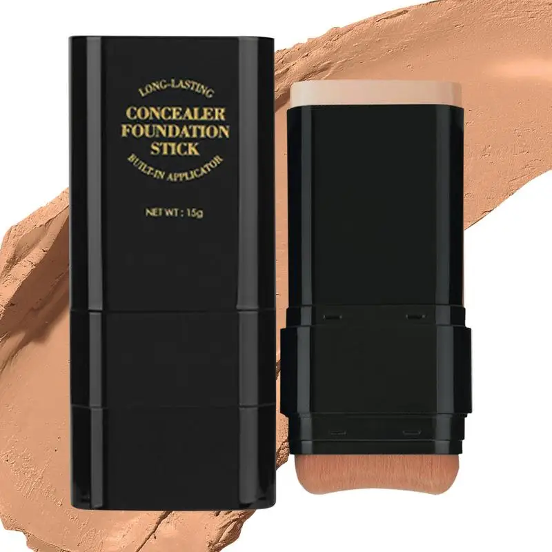 Matte Eraser Foundation Cream Stick Full Coverage Waterproof Oil-control Face Base Velvet Moist Light Concealer Foundation