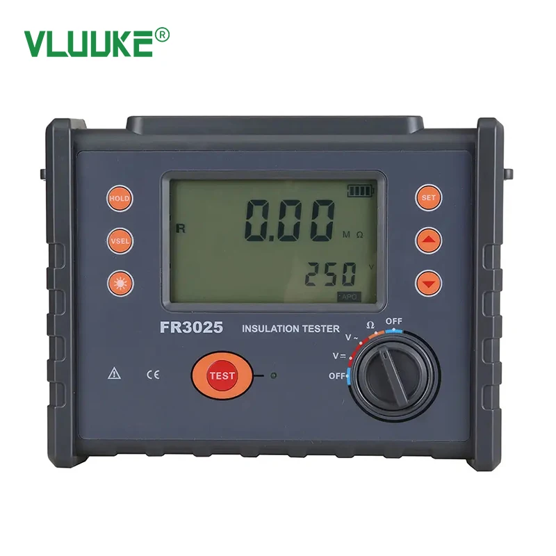 VLUUKE FR3025 Electronic Digital Insulation Resistance Tester 220V Voltage 1-Year Warranty