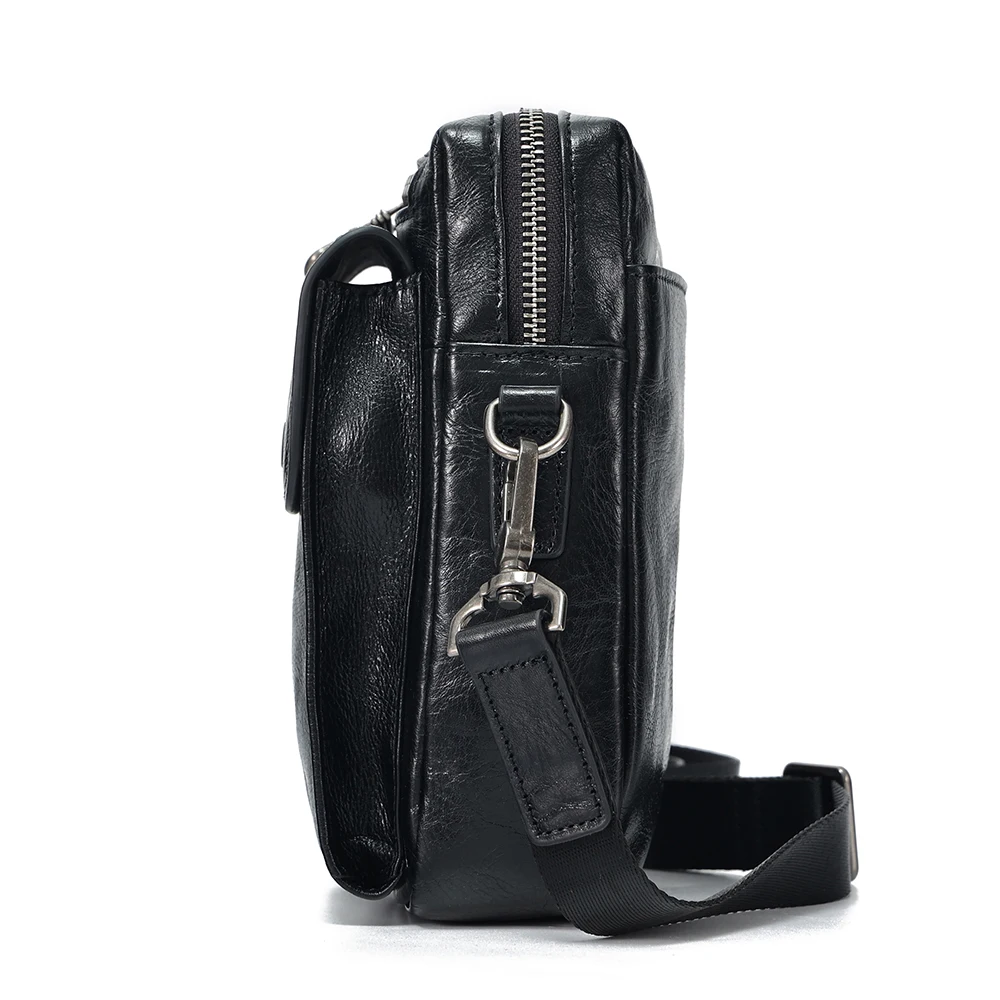 CommPiedmont-Petit Sac à Bandoulière pour Homme, Cuir de Vache, Business, Initié, Cuir group