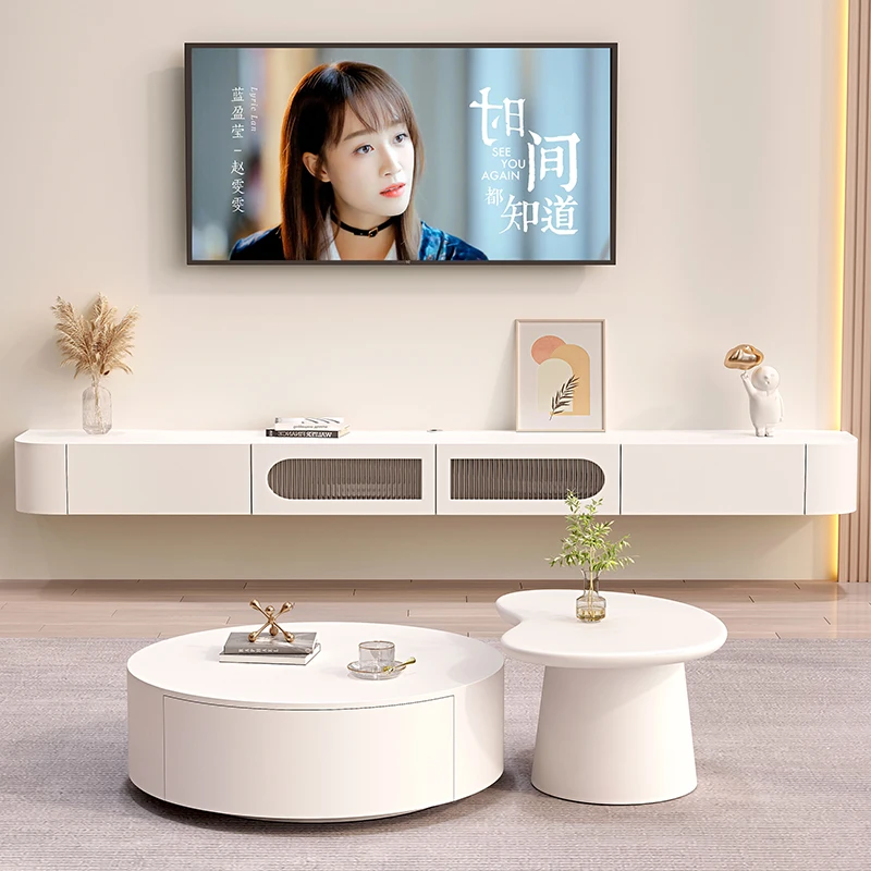 

French Luxury Tv Stand Elegant Unique Premium Wall Mounted Tv Stand With Drawers Storage Meubles De Maison Furniture For Home