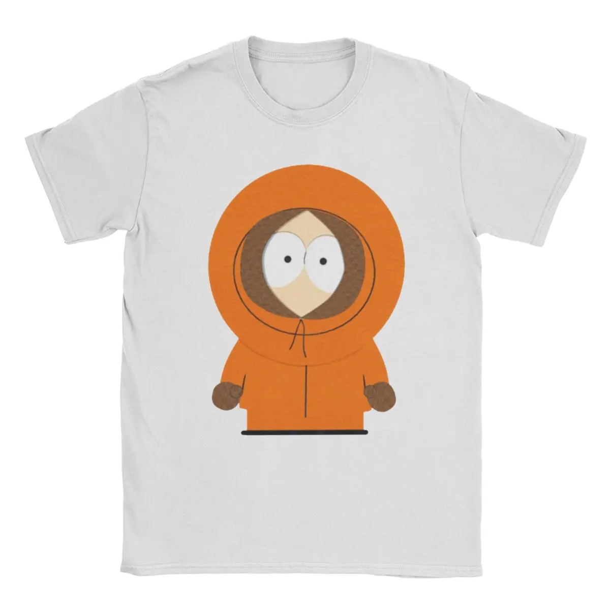 SOUTHPARK-男性用漫画Tシャツ,ケニーマコーミックのヴィンテージピュアコットンTシャツ,半袖クルーネックTシャツ,4xl,5xl,6xl