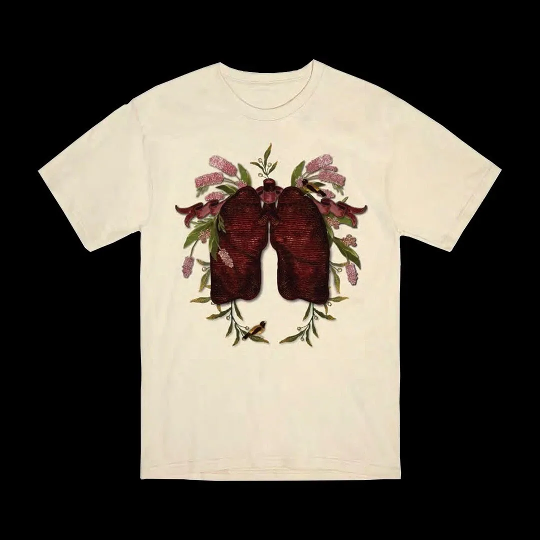 Florence And The Machine 2016 white color 100% cotton Shirt GC4439