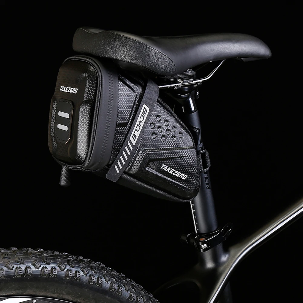 Bolsa para asiento de bicicleta de montaña, asientos traseros de bicicleta de gran capacidad, paquete de bolsillo, alforjas impermeables para bicicletas de montaña y carretera para ciclismo al aire libre