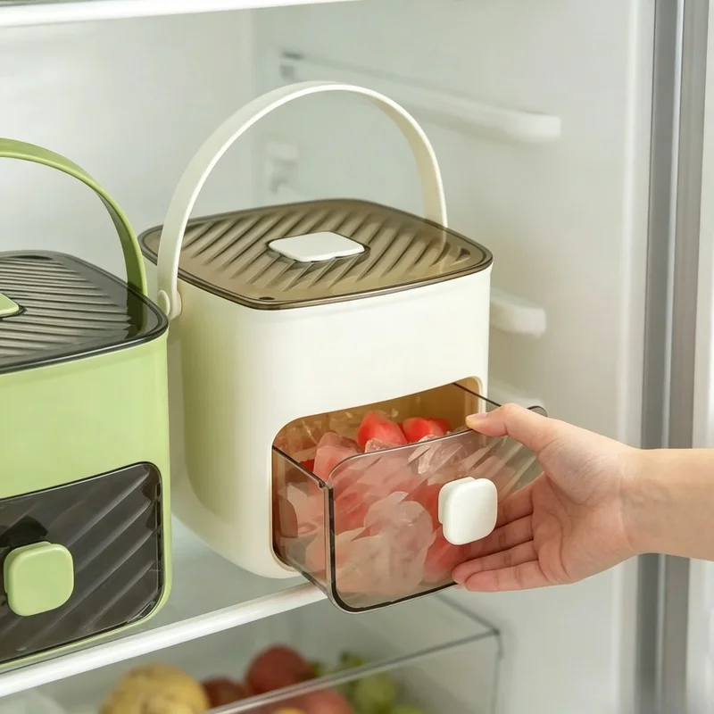 48 Grid One Touch Easy Release Ice Cube Tray Reusable Ice Maker Mold Homemade Ice Cubes Making Tool For Freezer Kitchen Bar