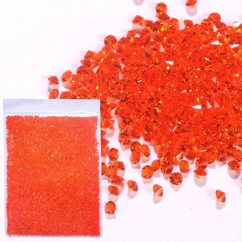 7000 ピース/パックネイルアートポイントバック最小ガラスラインストーン 1.1-1.3 ミリメートルマイクロダイヤモンドマニキュア Diy クラフトミニラインストーン卸売