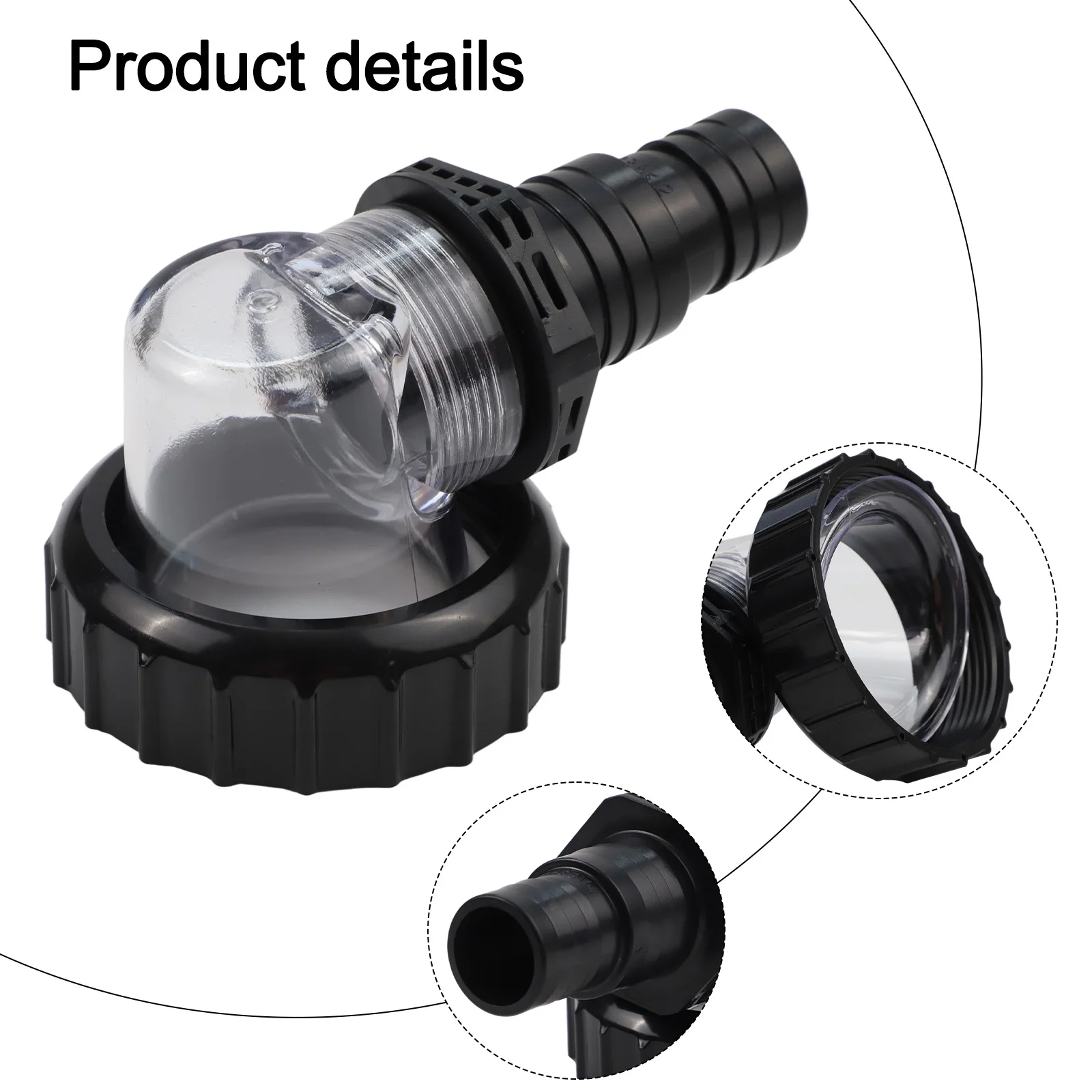 Pump Maintenance Color As Shown Transparent Pre-Filter Lid Easy Installation Minimal Maintenance Effort Sturdy Construction