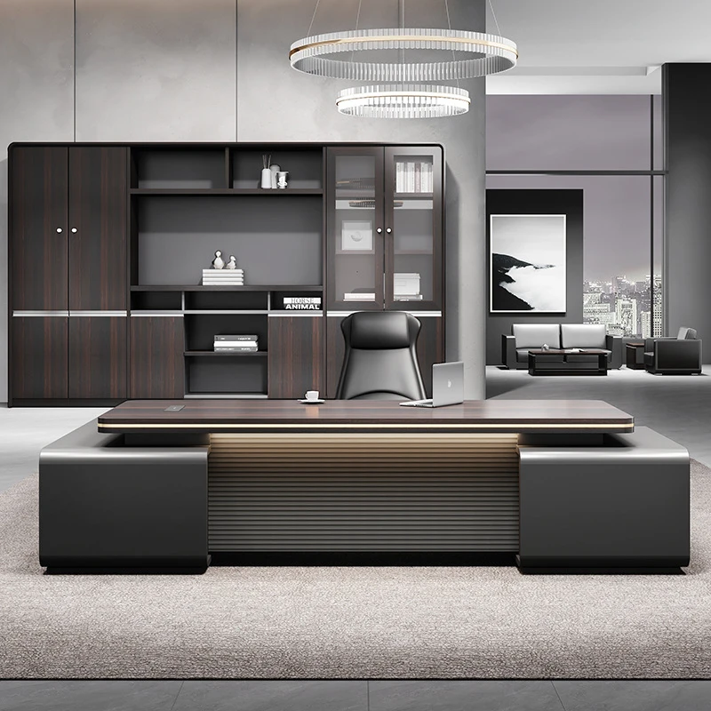 CEO desk,boss table,office Furniture,Simple, Modern, Light-Luxury Executive , Leader'S , CEO , Supervisor'S , Manager'S Office F