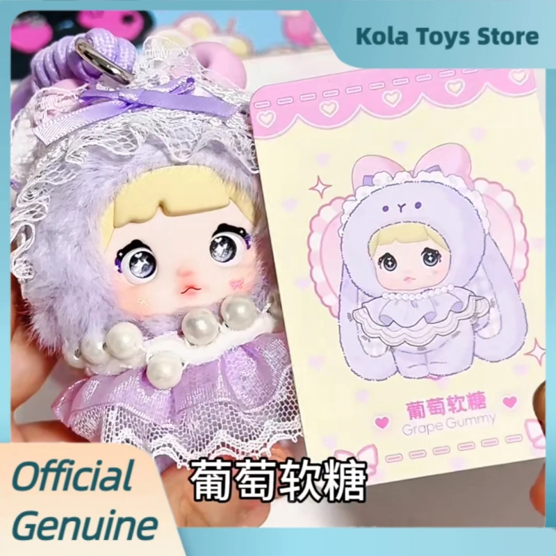 Oryginalne Nommi Baby Sweetheart Bunny Series Blind Box Śliczne winylowe pluszowe lalki Wisiorek Nommi Mystery Box Trend Toys Prezenty urodzinowe