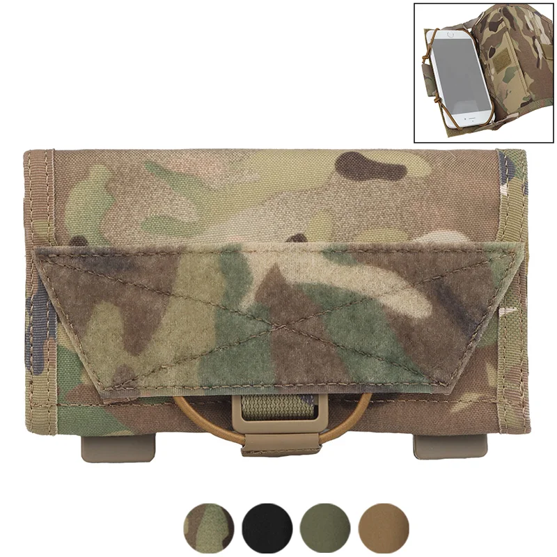 

Mobile Phone Pouch Camouflage MOLLE Navigation Pouch GPS Phone Holder for Outdoor Vest Gear System Essentials