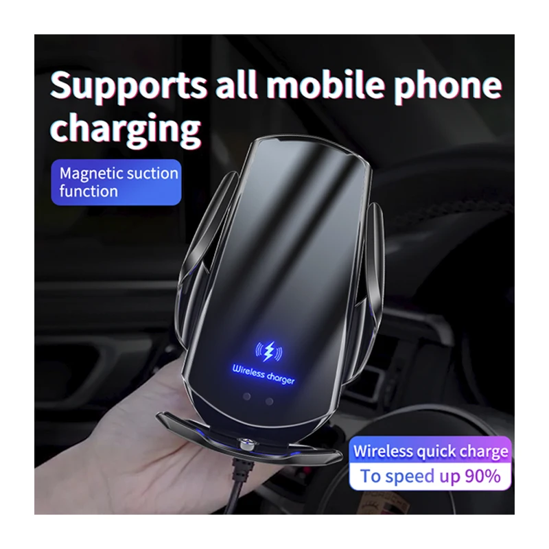 Car Mobile Phone Holder Auto-Sensing Wireless Charger Stand 66W Fast Charging for iPhone Samsung Xiaomi Car Air Vent Supports