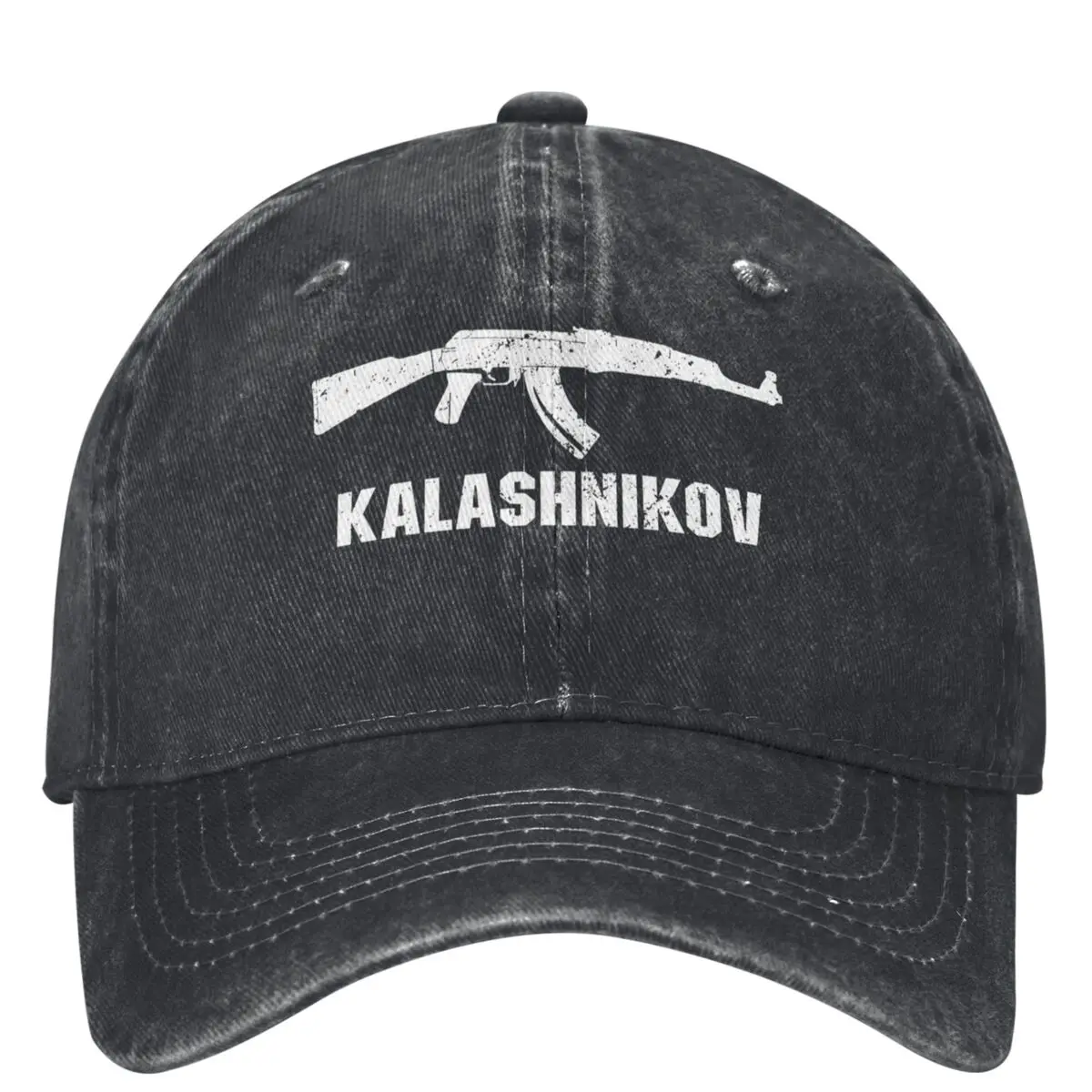 USSR AK-47 Washed Baseball Cap Kalashnikov Trendy Hip Hop Dad Hats Summer Men Women Outdoor Gym Sun Visors Snapback Cap