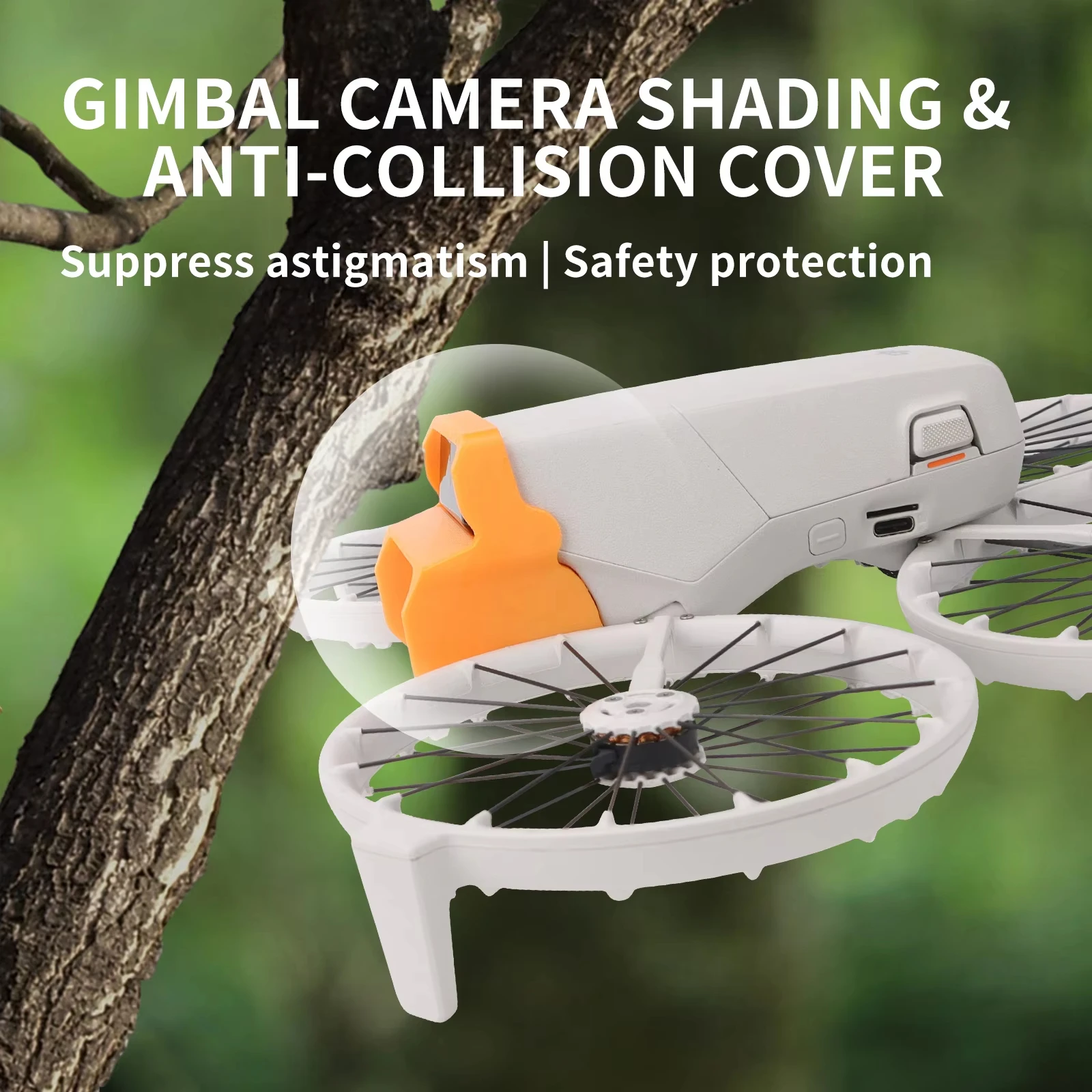 Gimbal كاميرا معدات الحماية ل DJI الوجه المضادة للوهج المضادة للتصادم المضادة للخدش عدسة هود ظلة حماية الملحقات
