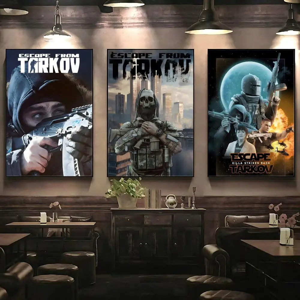 game Escape from Tarkov Poster Poster HD Printing Premium Style for Home Decor for Bedrooms Hallways Cafes Gift