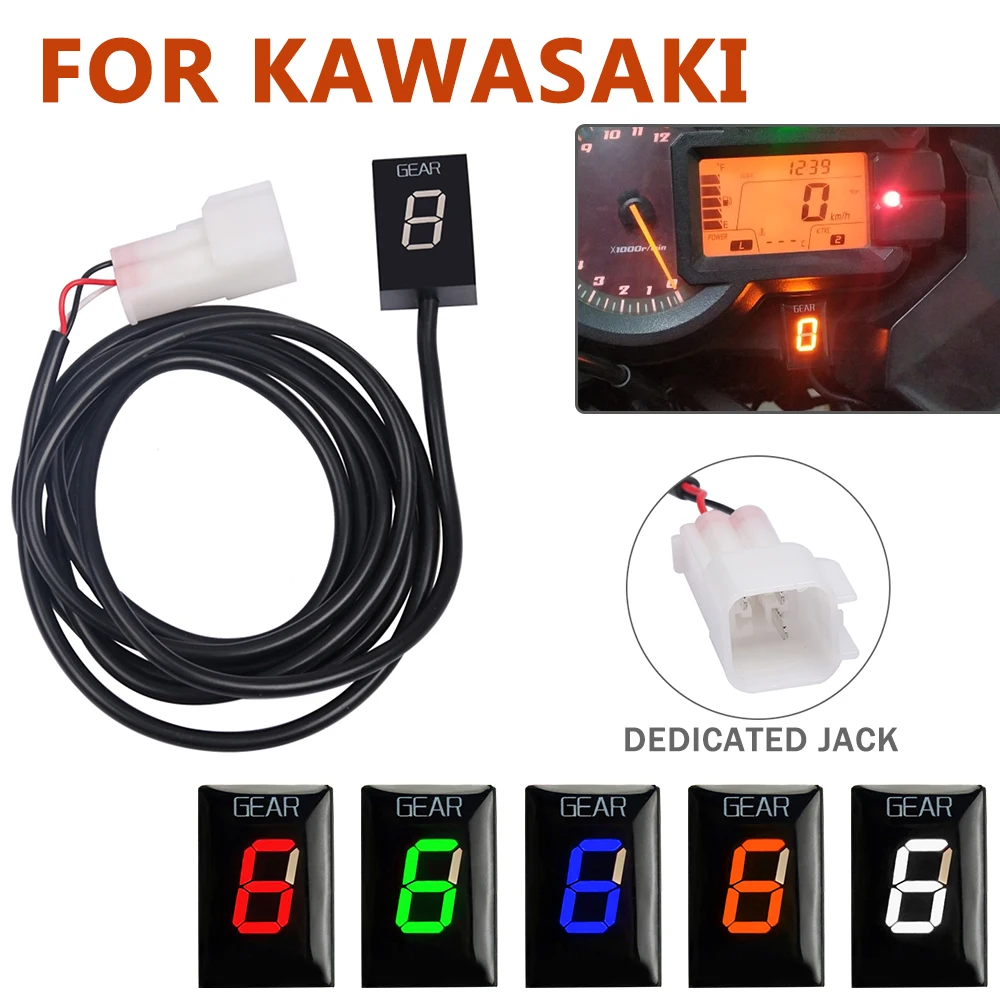 Motorfiets Snelheid Display Meter Gear Indicator Voor Kawasaki ER-6N ER6N ER-6F Ninja 650R Versys 650 VN900 Vulcan 900 Z750 ZX-12R