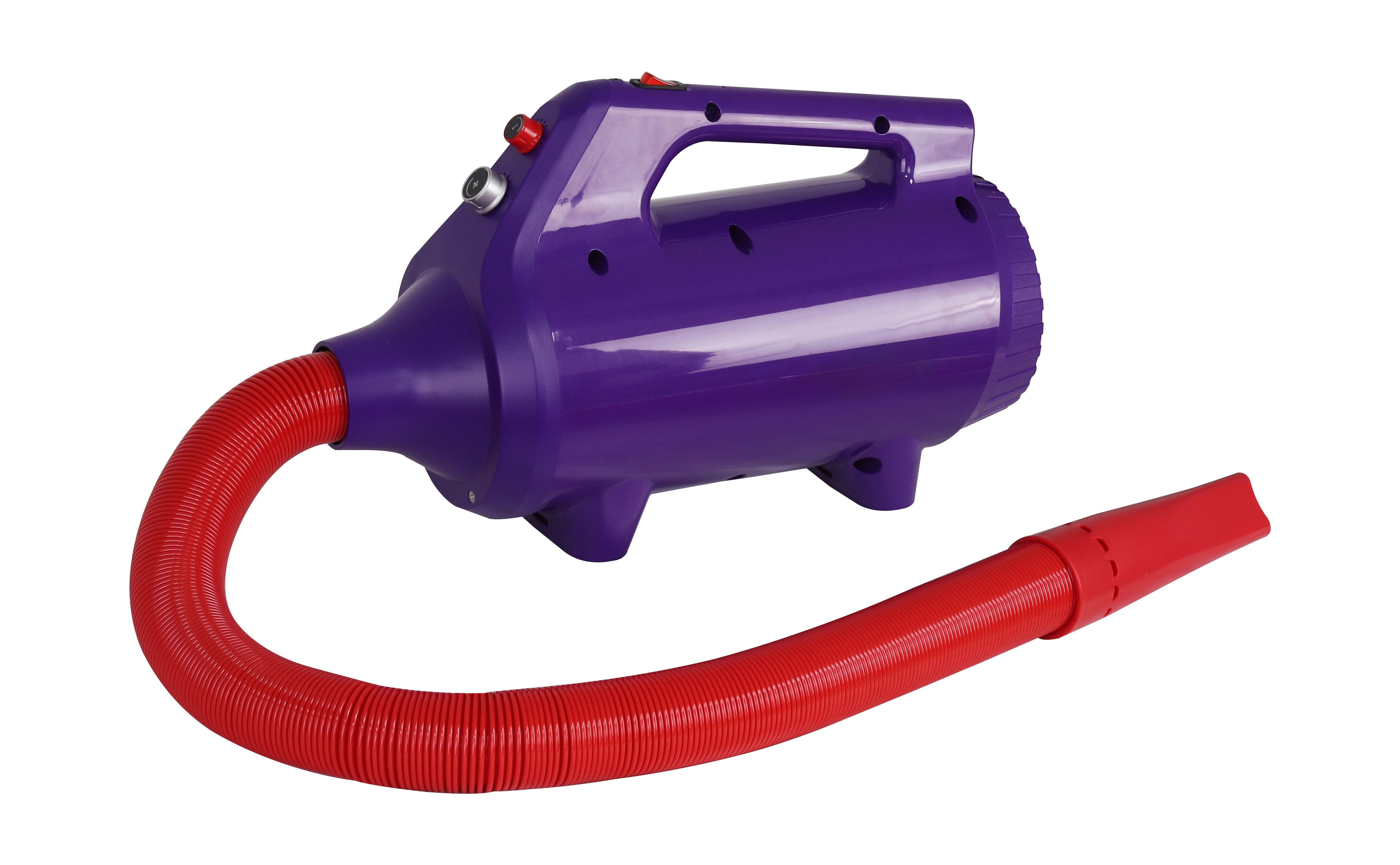 TD-941T-Purple Single Motor Pepe Pet Dryer-1800W, Purple; Comes with Two Patented Ultra-low Temperature Narrow Nozzle