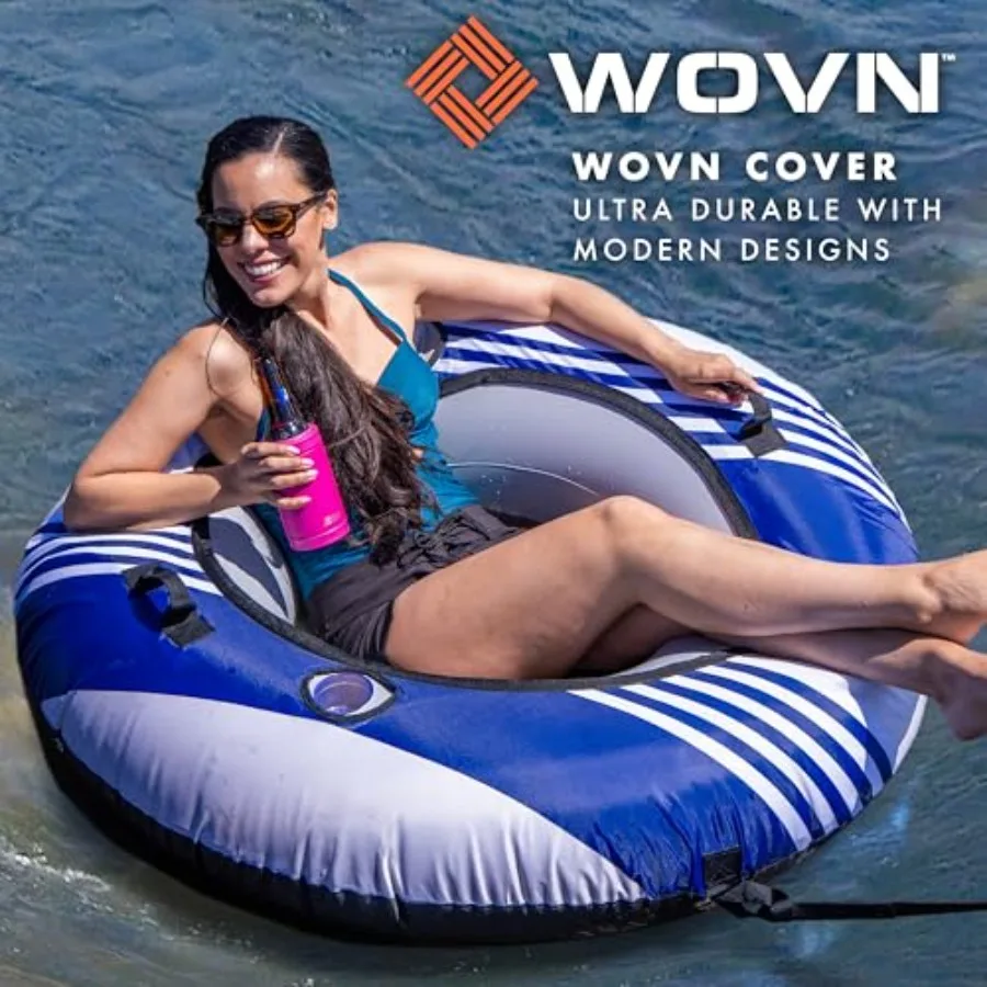 River Tube For Outdoor Water Activities, Premium Canvas Material, Navy Blue, Heavy Duty And Durable
