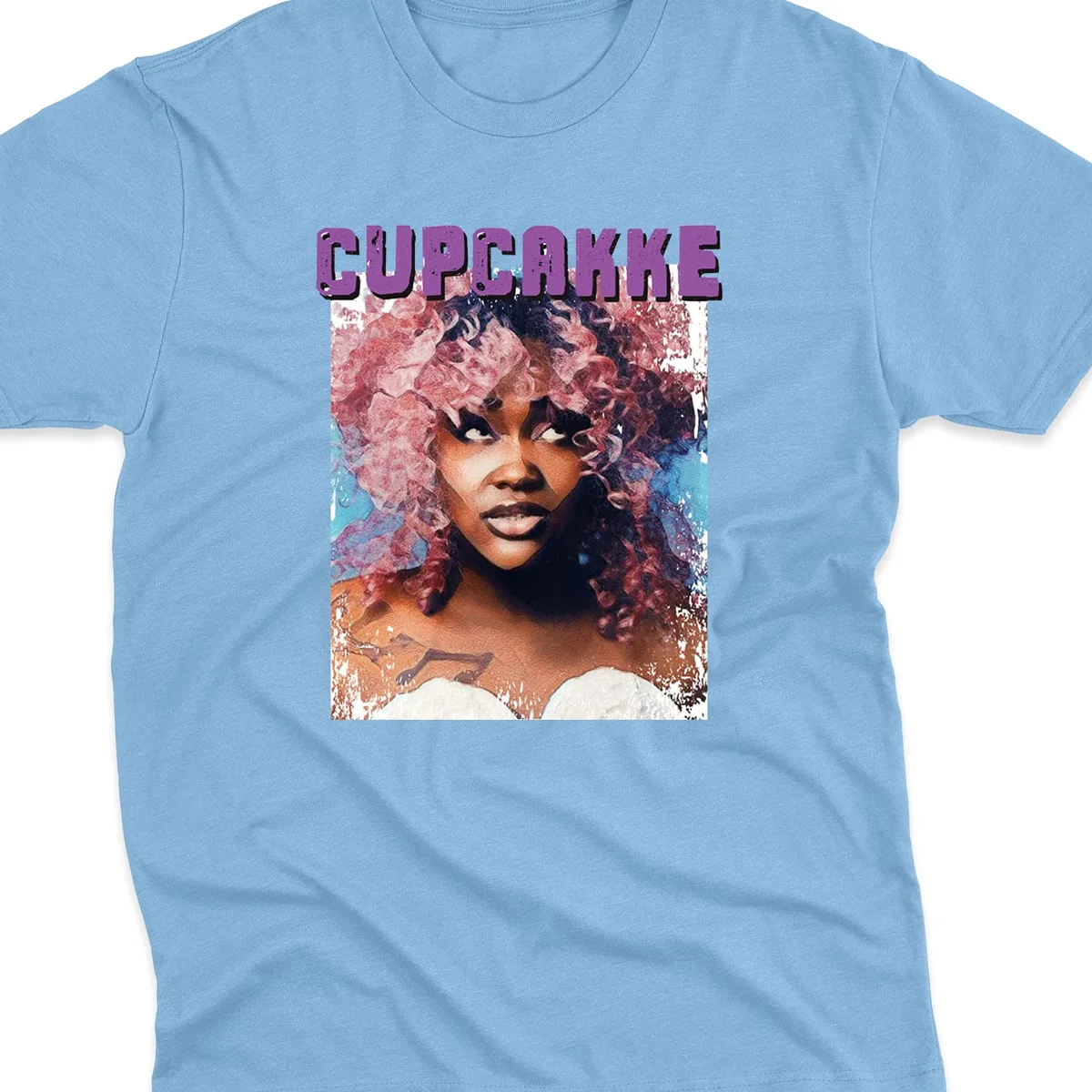 

Лидер продаж, футболка CupcakKe rapper, синяя футболка унисекс, все размеры, рубашка для взрослых 1F451