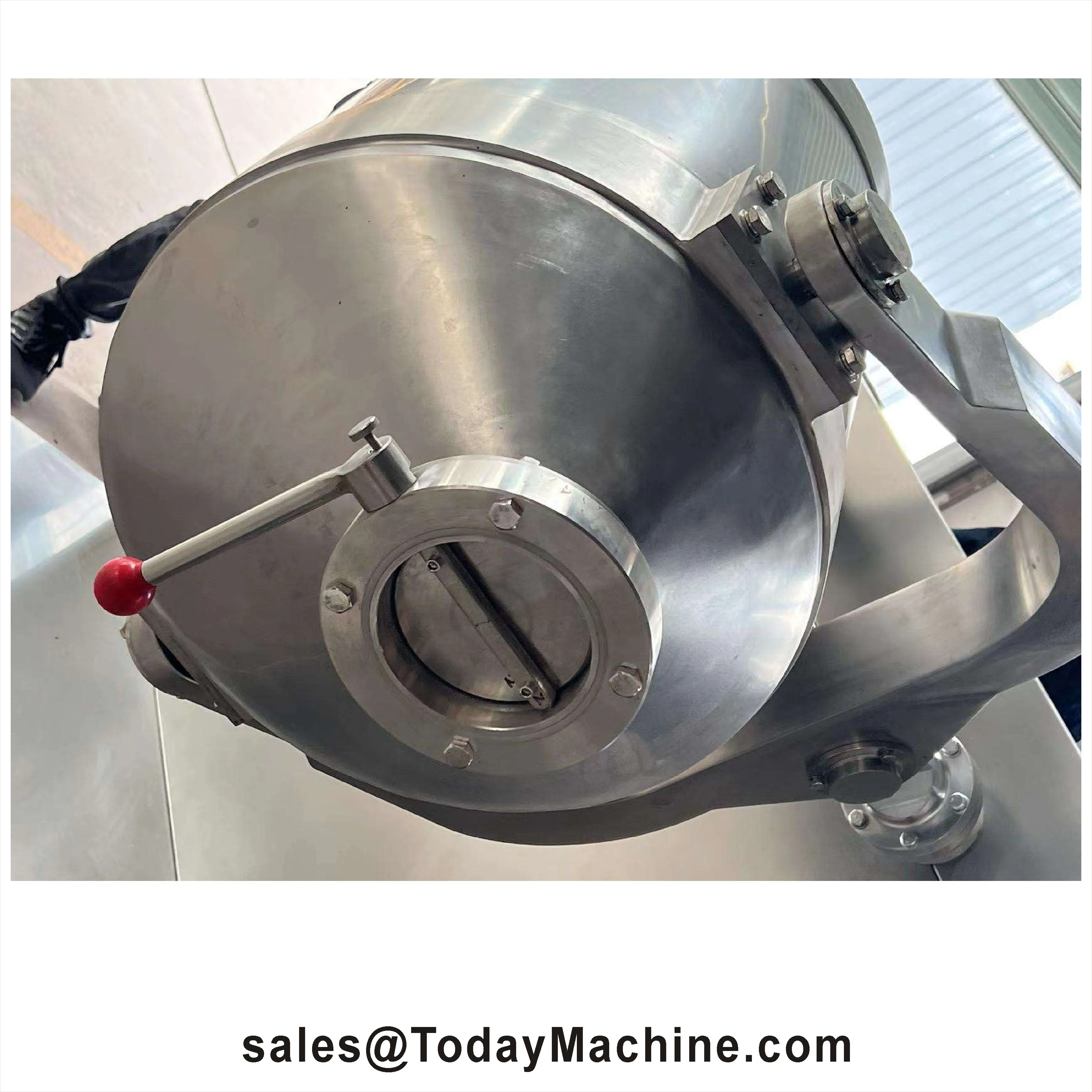 Industrial Dry Powder Pre Mixer Rotating Drum 3D Mixing Machine Three Dimensional Lab Blender