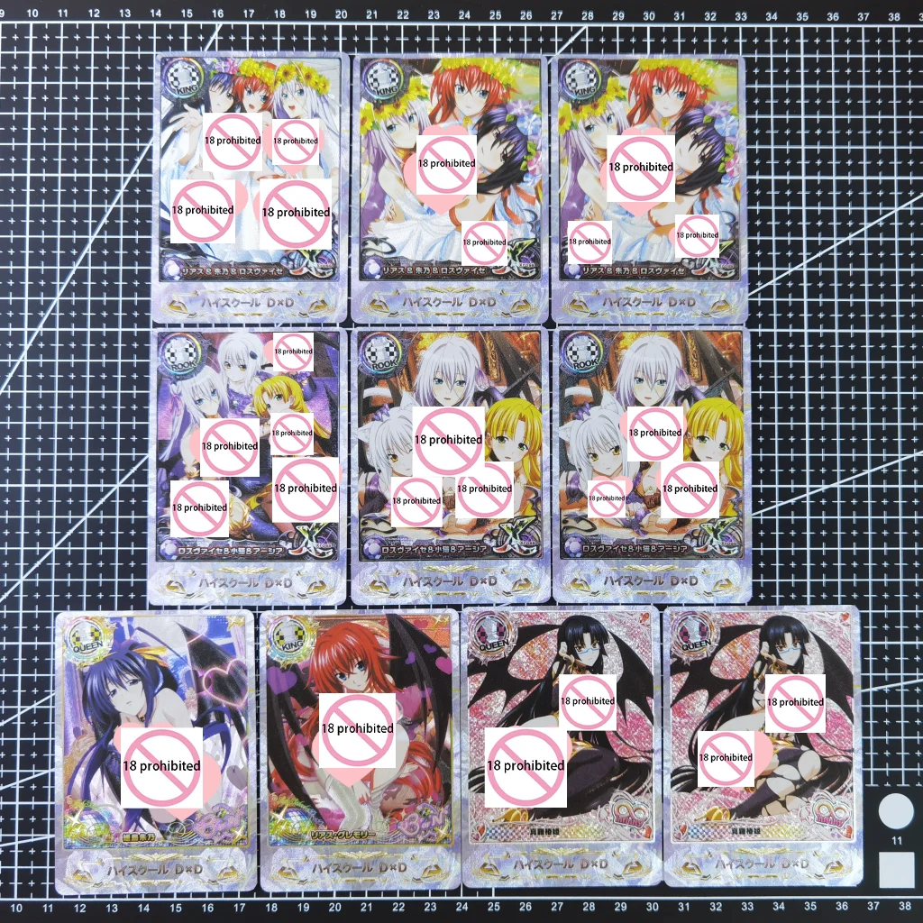 

High School D×D ACG Diy Self Control Collect Signature Trading Flash Card Anime Cartoon Original Series Gift