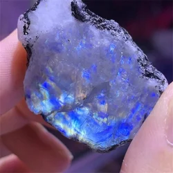 Natural Crystal Moonstone Rough Stone Mineral Crystals Gravel Fish Tank Flower Pot for Buddha Landscaping Chakra Quartz Gemstone