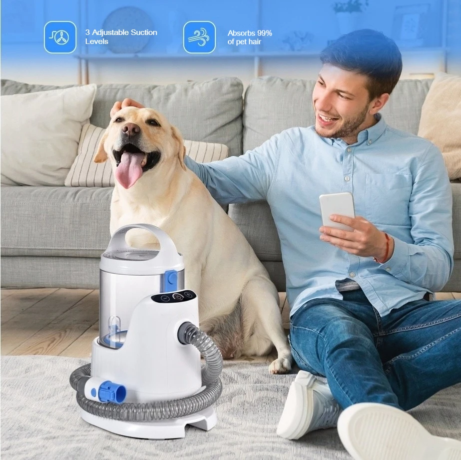 Профессиональный набор для ухо – обзор и цена Pet Grooming Vacuum Suction Kit 5 In 1